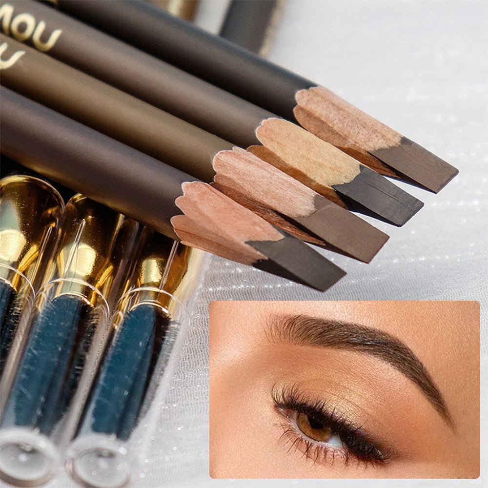 Microblade Effect Brow Pencil - Waterproof & Long - Lasting - HalleBeauty